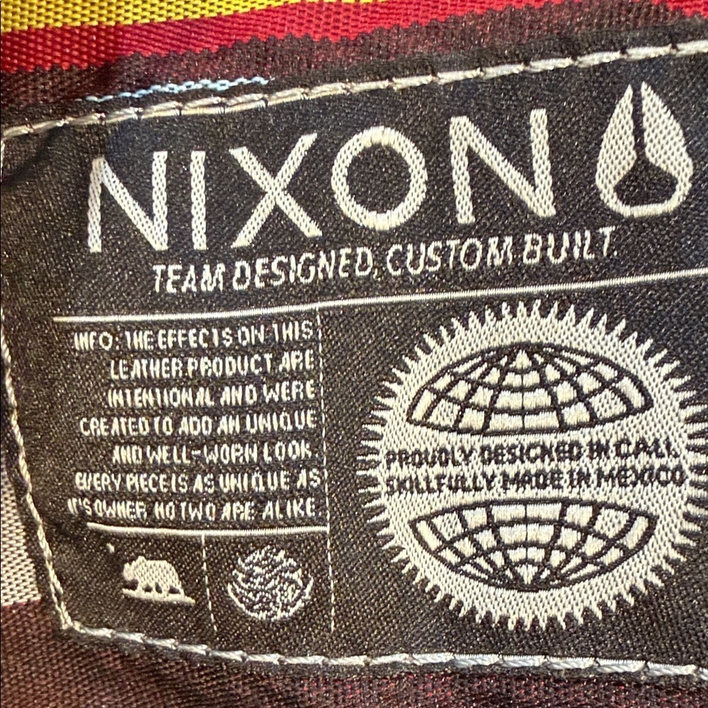 Nixon Calle Messenger Bag II 100% US Hide Leather Messenger Bag NWOT - Picture 8 of 11